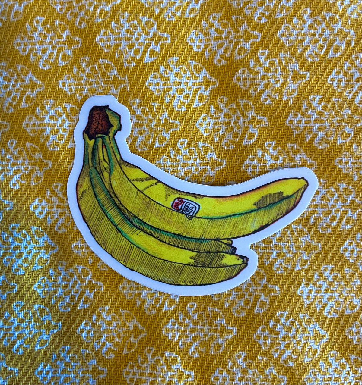 Banana Die Cut Sticker