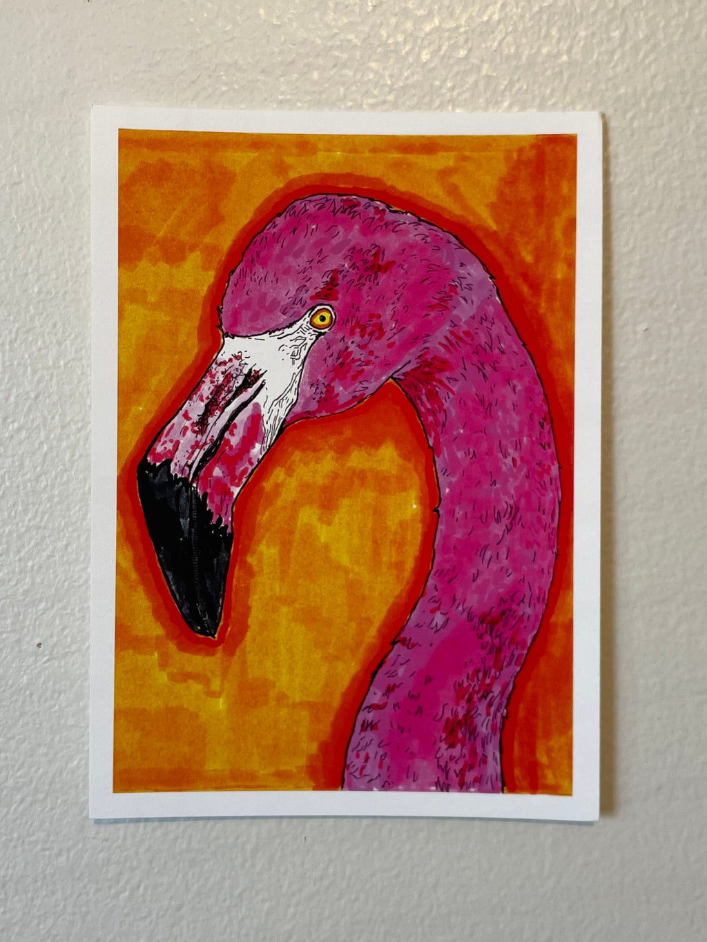 Flamingo 5x7