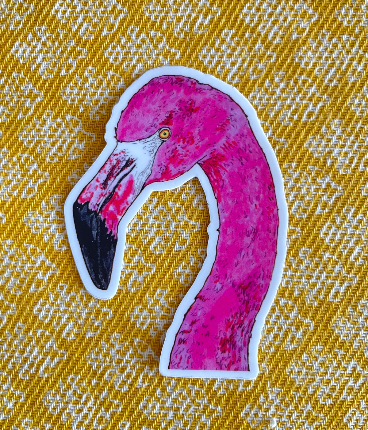 Flamingo Die Cut Sticker