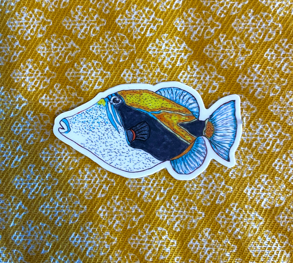 Humuhumunukunukuapua'a Die Cut Sticker