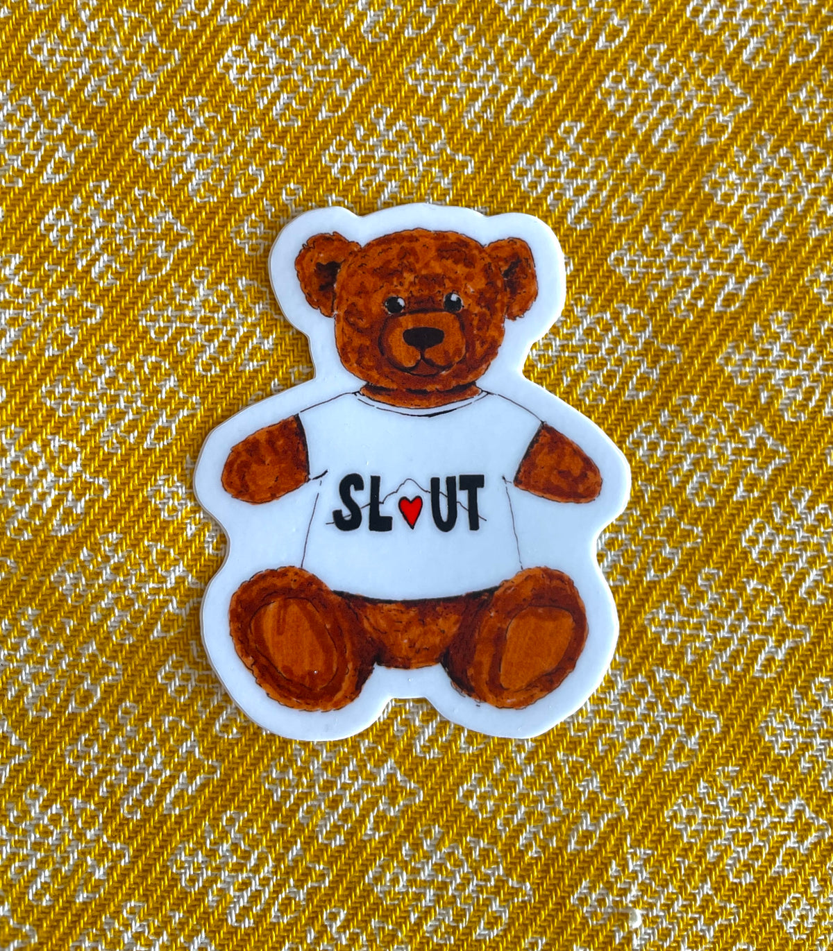 I <3 SL,UT Teddy Bear Die Cut Sticker