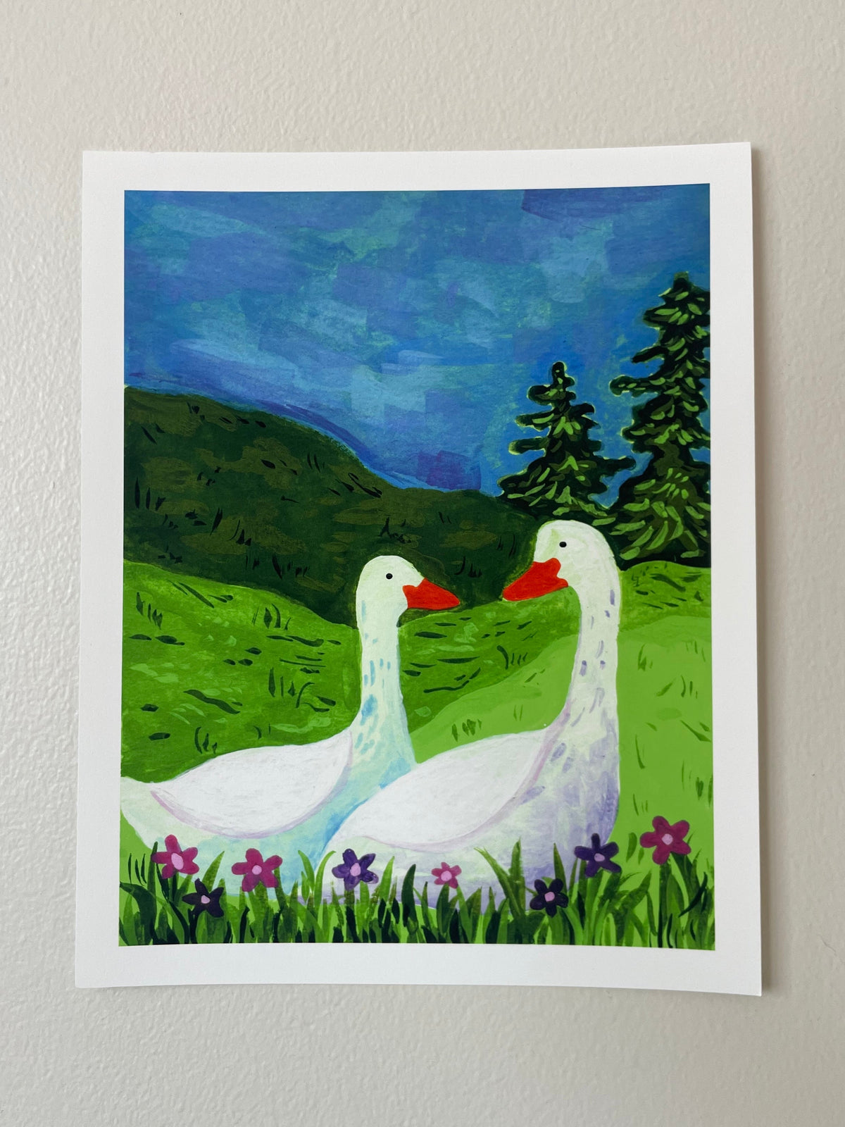 Silly Geese 8x10