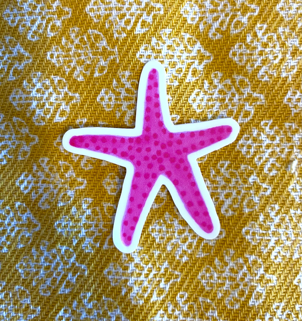 Sea Star Die Cut Sticker
