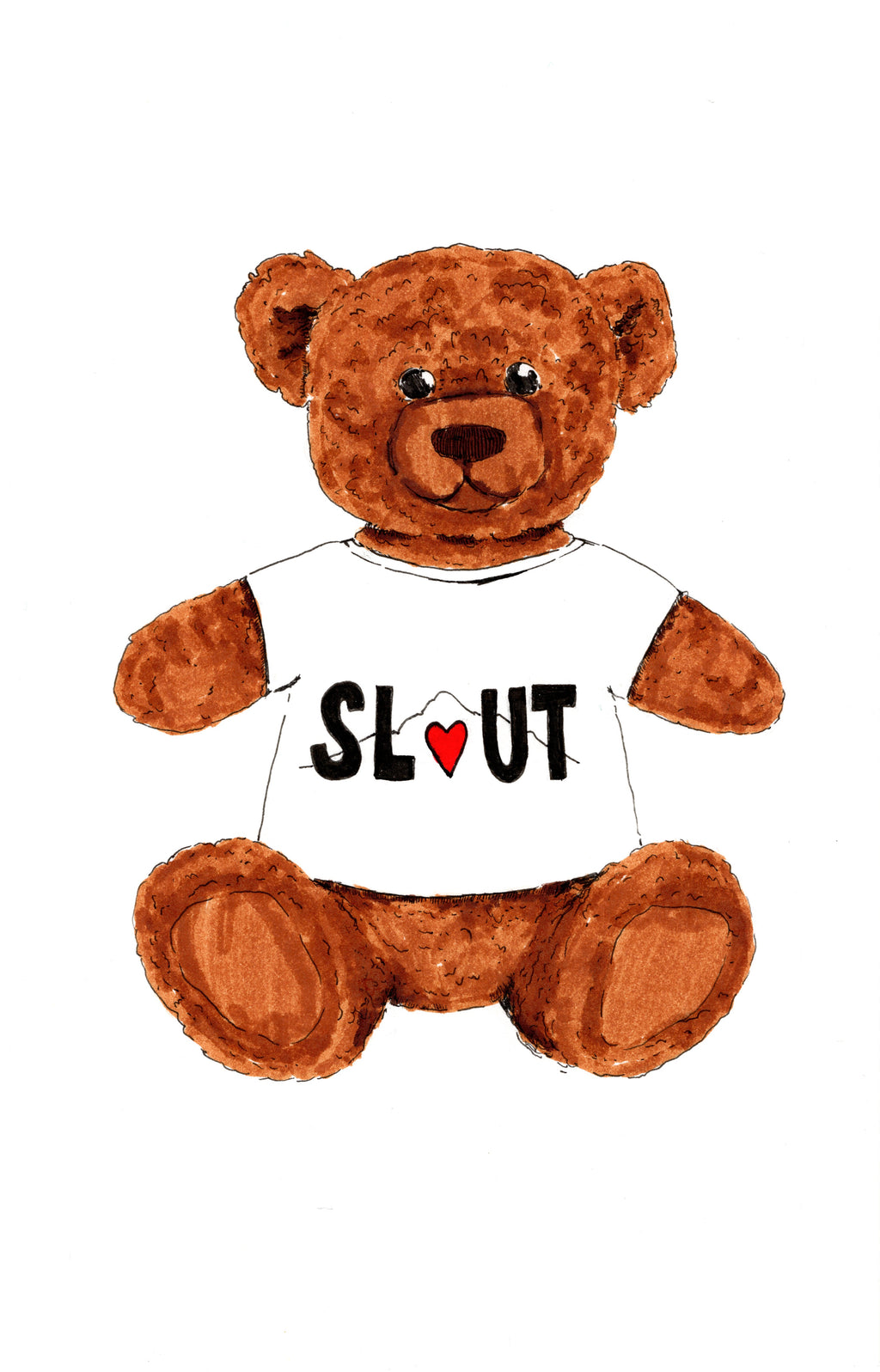 I <3 SL,UT Teddy Bear 5x7
