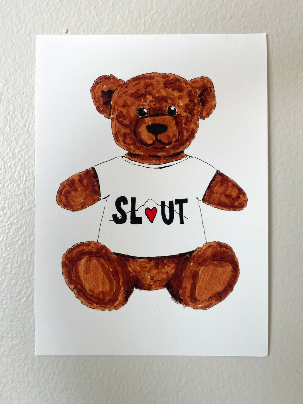 I <3 SL,UT Teddy Bear 5x7