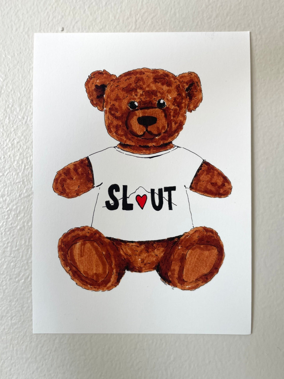 I <3 SL,UT Teddy Bear 5x7